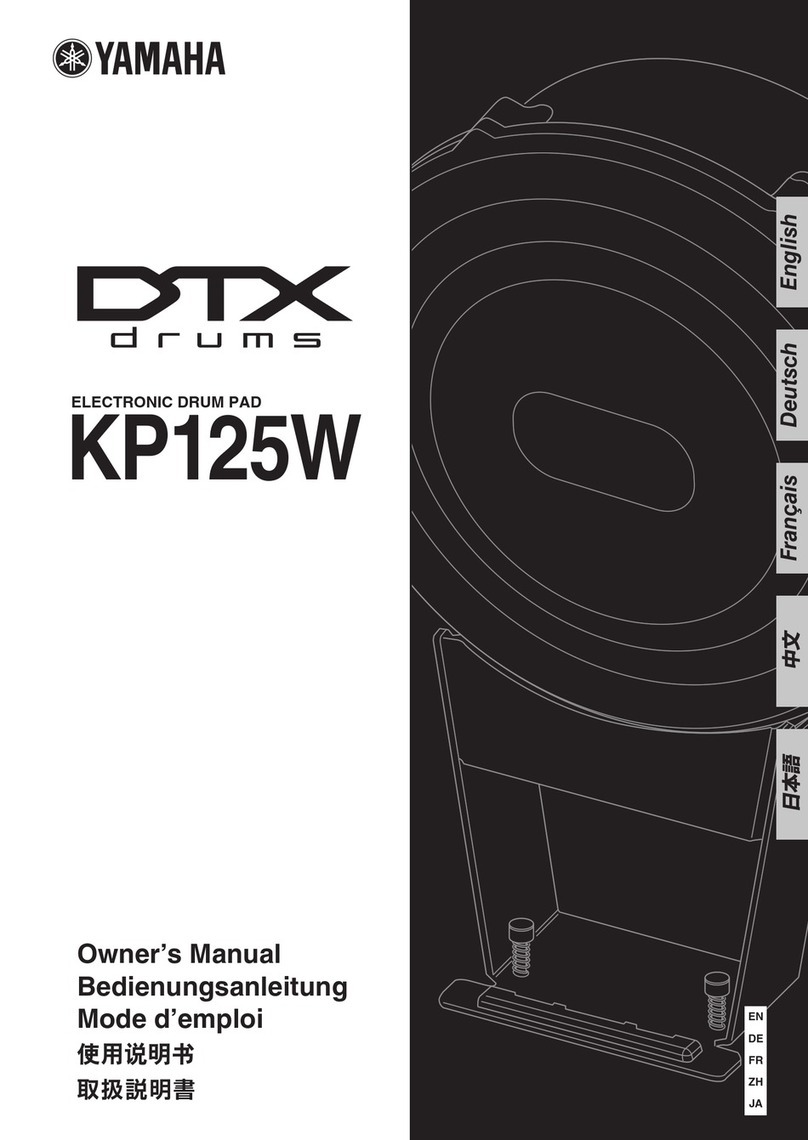 Yamaha KP125W User manual