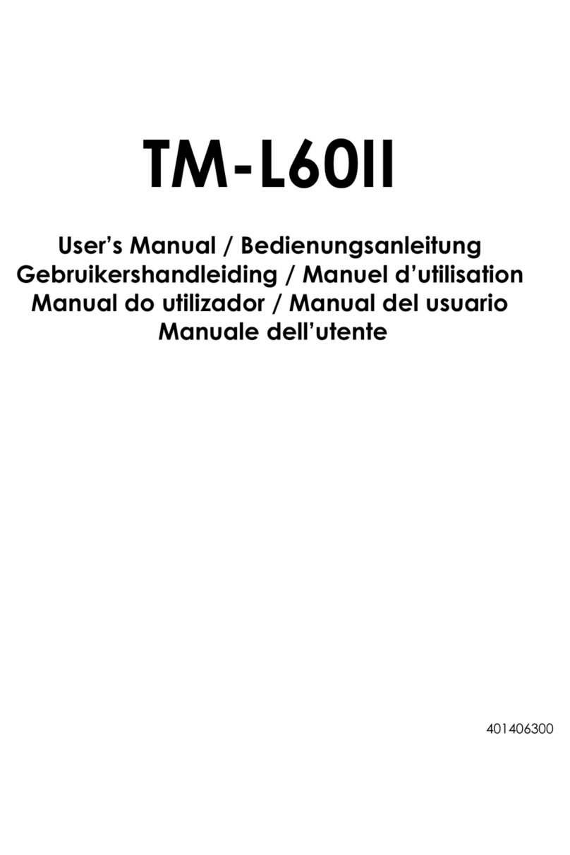 Epson L60II - TM B/W Direct Thermal Printer User manual Epson L60II - TM B/W Direct Thermal Printer User manual