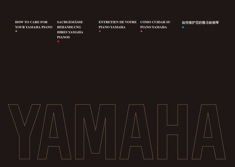 Yamaha JU109-Silent use and care manual