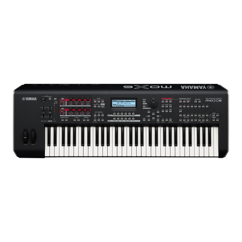 Yamaha MOX6 User manual