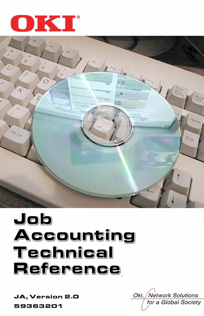 Oki B 4350N Use and care manual