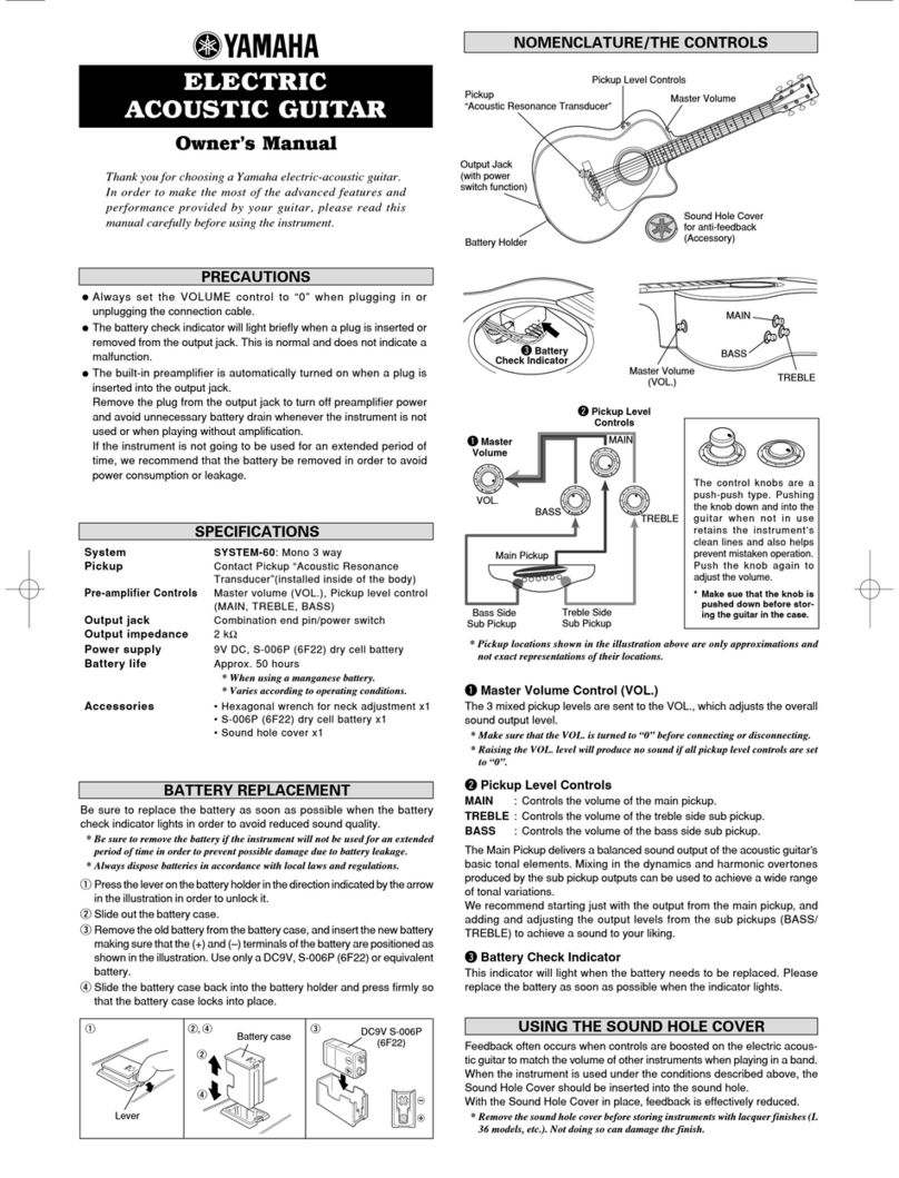 Yamaha LLX16 owner's manual