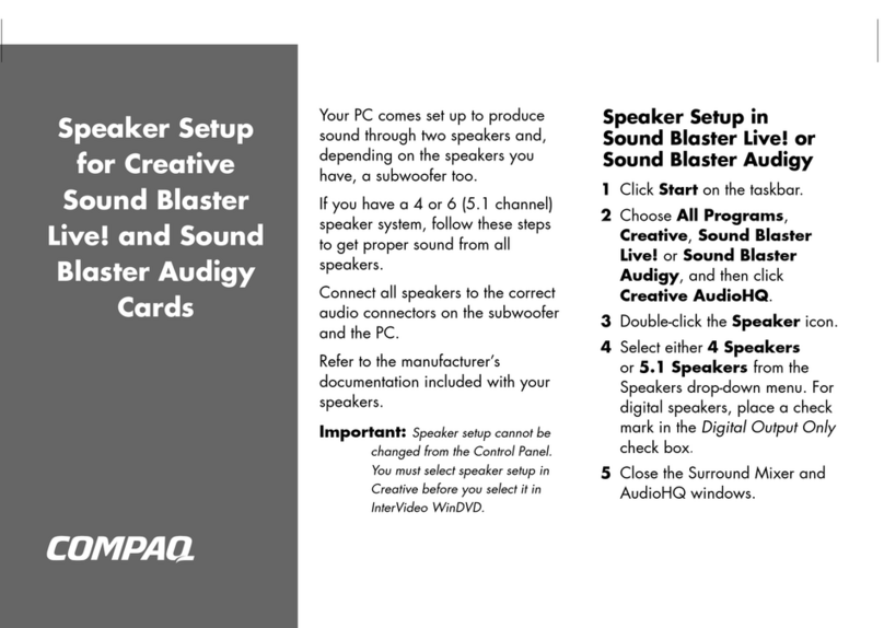 Compaq Presario 8000 - Desktop PC Setup guide