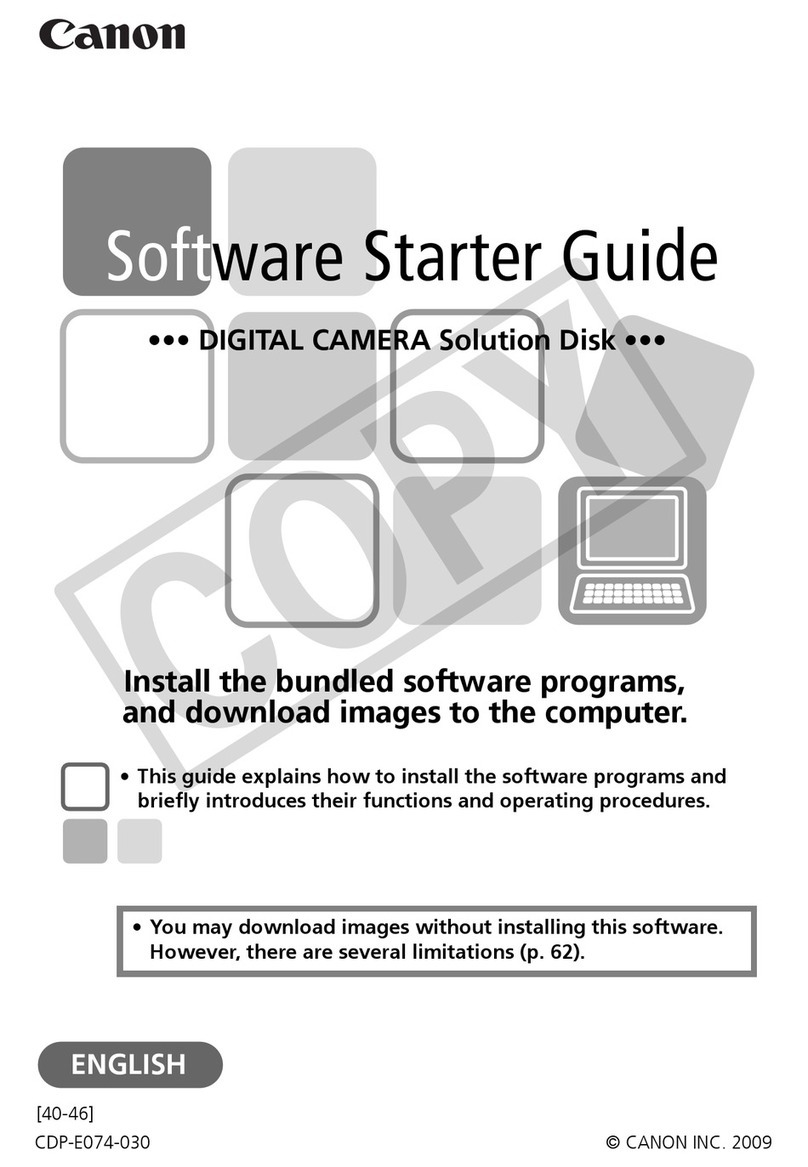 Canon 3508B001 - PowerShot D10 Digital Camera Software starter guide