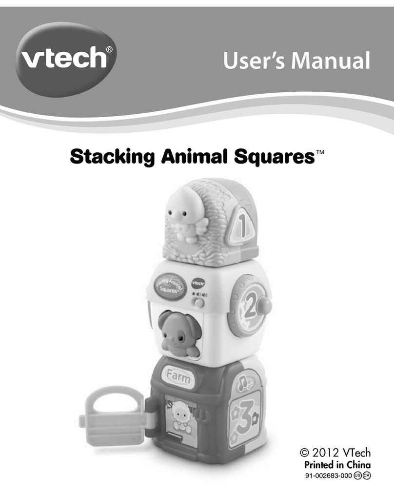 V-tech Stacking Animal Squares User manual