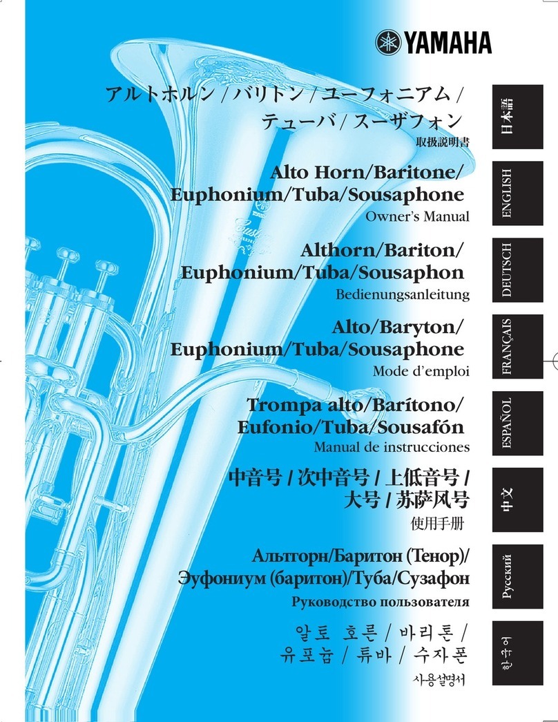 Yamaha Sousaphones User manual
