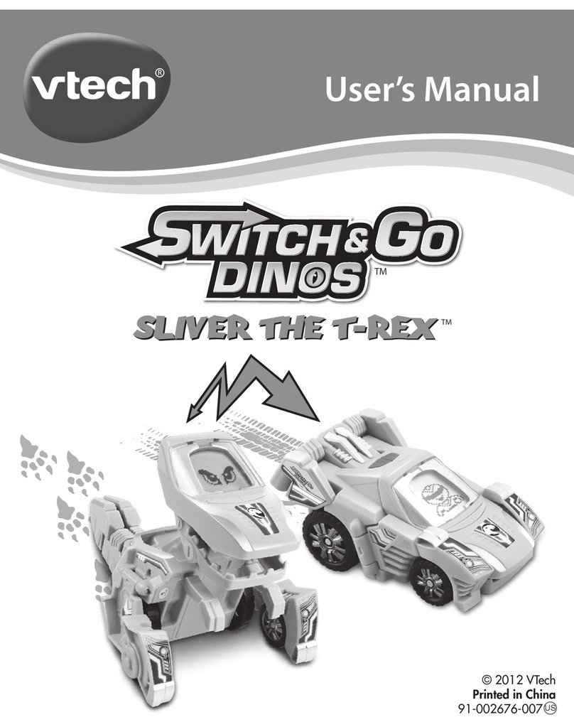 V-tech Switch & Go Dinos - Sliver the T-Rex User manual