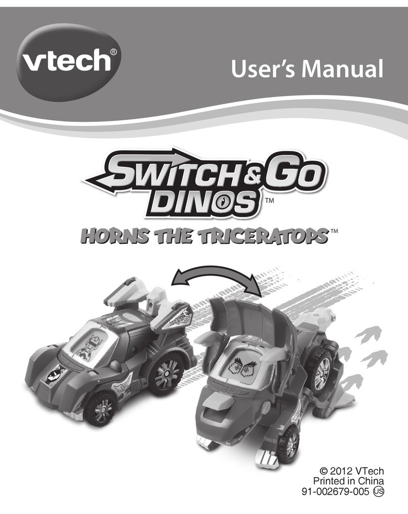 V-tech Switch & Go Dinos - Horns the Triceratops User manual