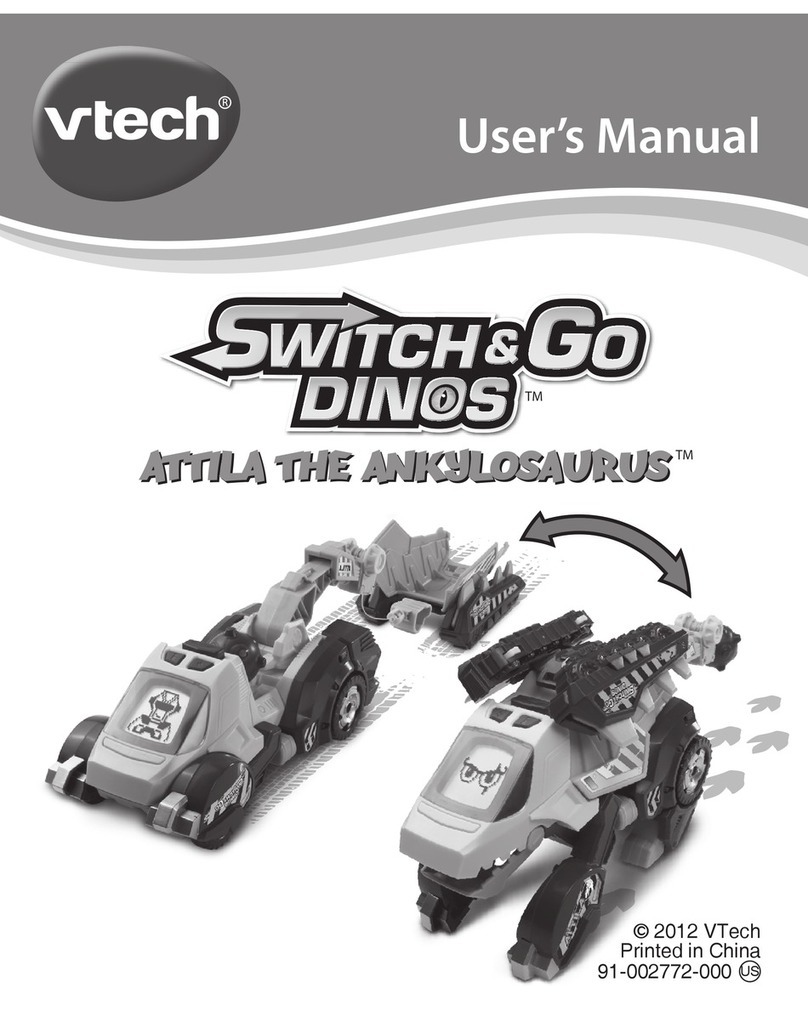 V-tech Switch & Go Dinos - Attila the Ankylosaurus user manual V-tech Switch & Go Dinos - Attila the Ankylosaurus user manual