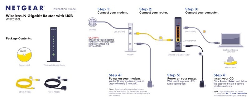 NETGEAR WNR3500L - RangeMax Wireless-N Gigabit... User manual