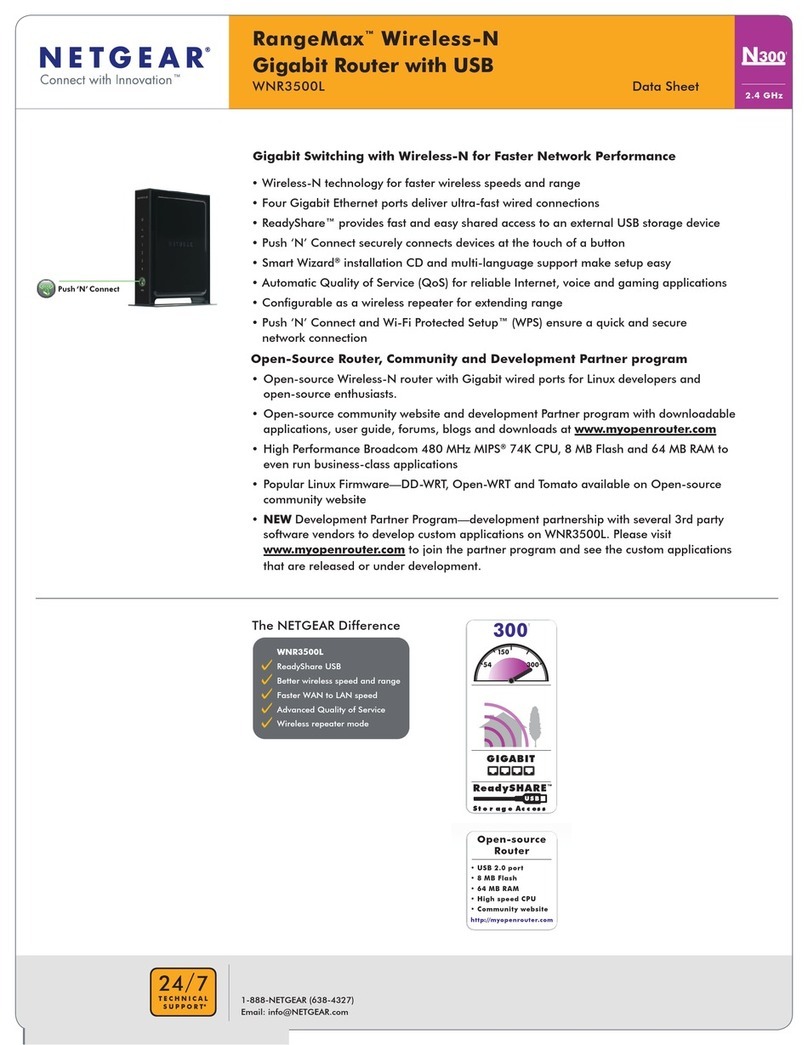 NETGEAR WNR3500L - RangeMax Wireless-N Gigabit... User manual NETGEAR WNR3500L - RangeMax Wireless-N Gigabit... User manual