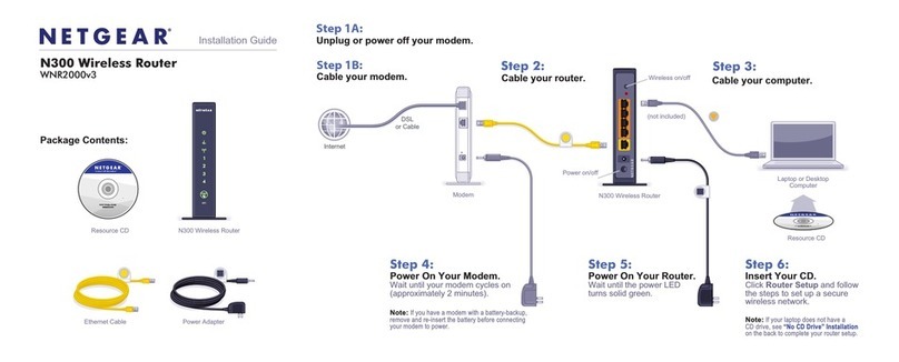 NETGEAR WNR2000v3 - N300 Wireless Router User manual