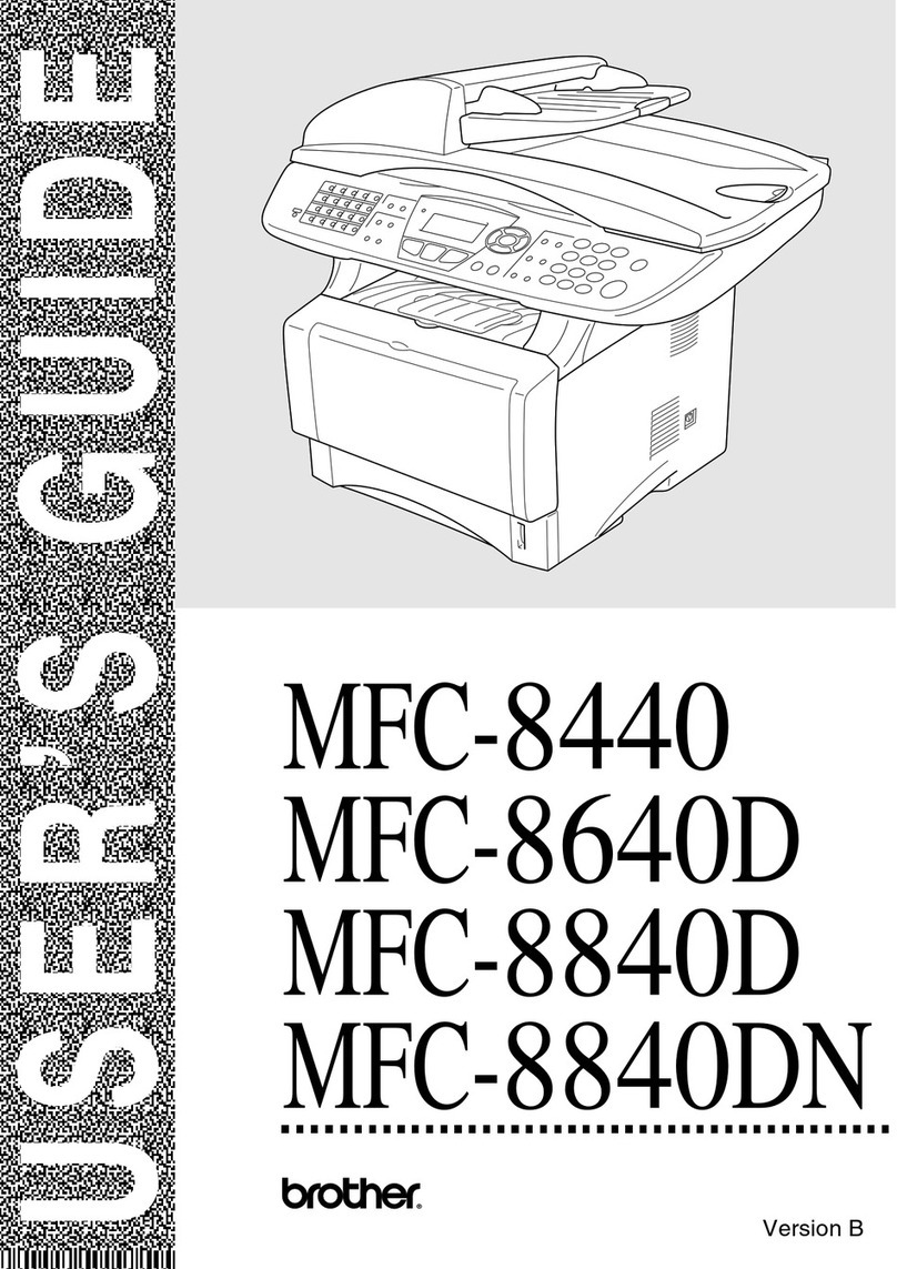 Brother 8840DN - B/W Laser - All-in-One User manual