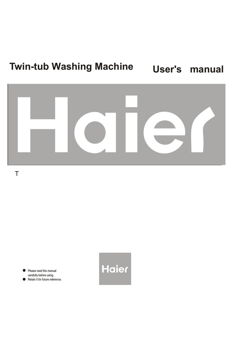 Haier HWM-802P User manual