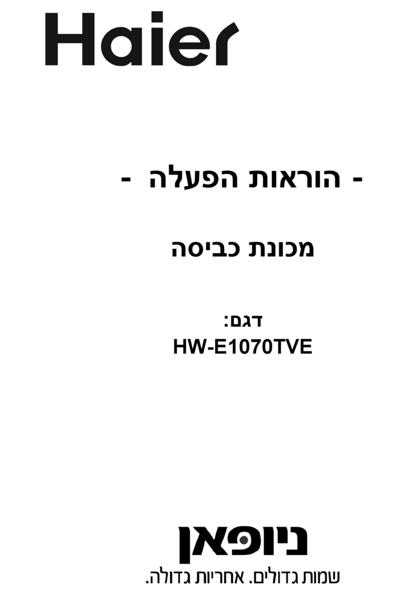 Haier HW-E1070TVE User manual