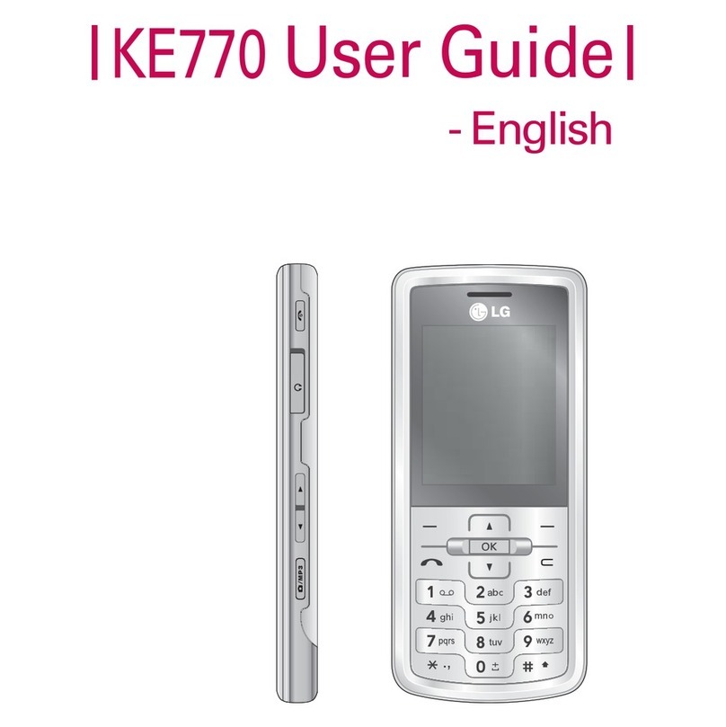 LG KE770SHINE -  KE770 Cell Phone 65 MB User manual