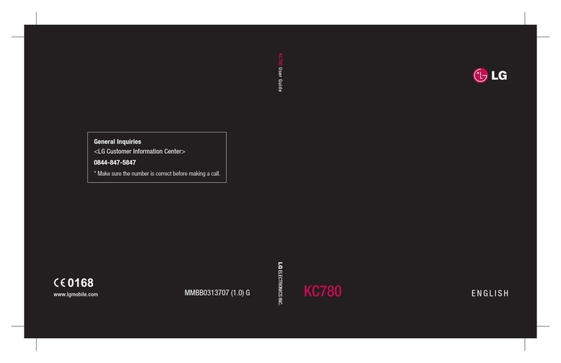 LG KC780 User manual