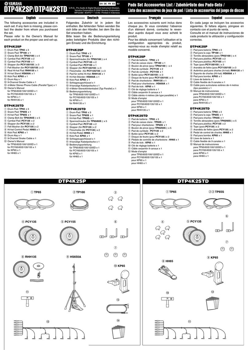 Yamaha DTP4K2SP manual