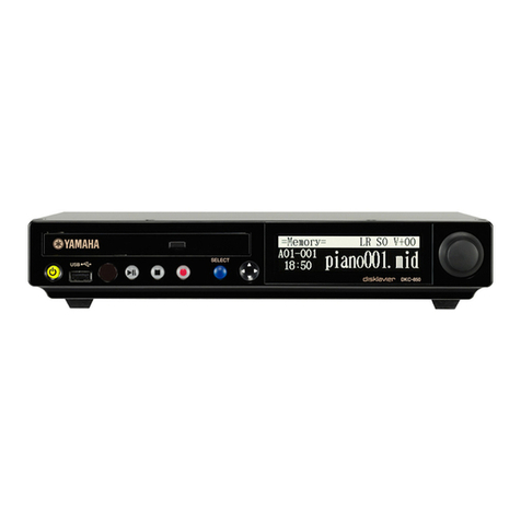 Yamaha disklavier DKC-850 Parts list manual
