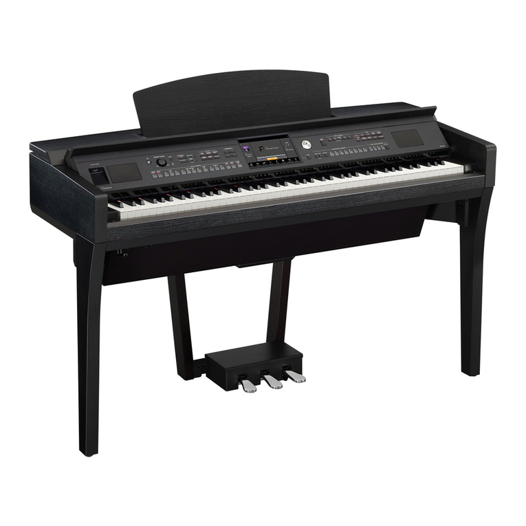 Yamaha Clavinova CVP-609 Reference manual