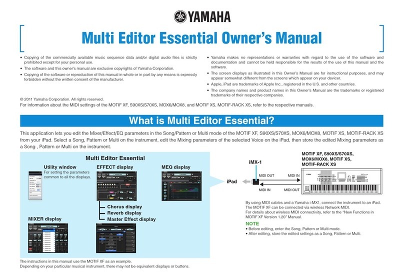 Yamaha Essential owner's manual