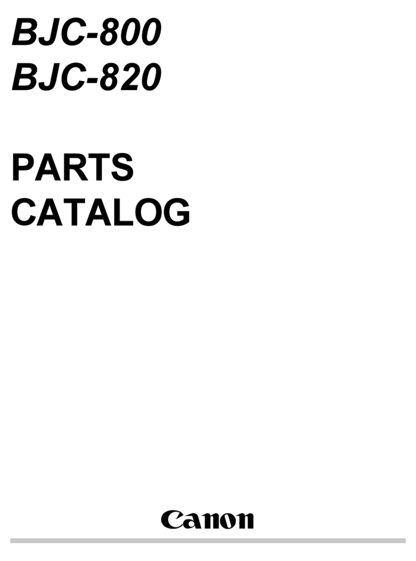 Canon BJC-800 Instruction Manual