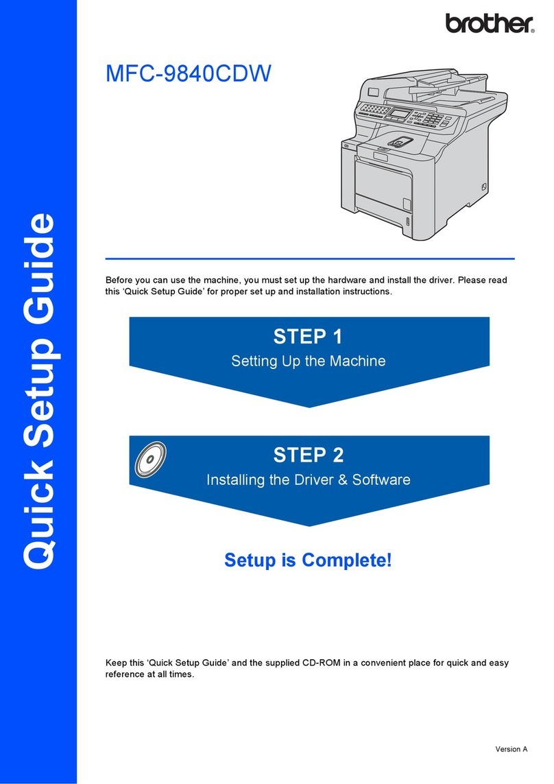 Brother 9840CDW - Color Laser - All-in-One User manual