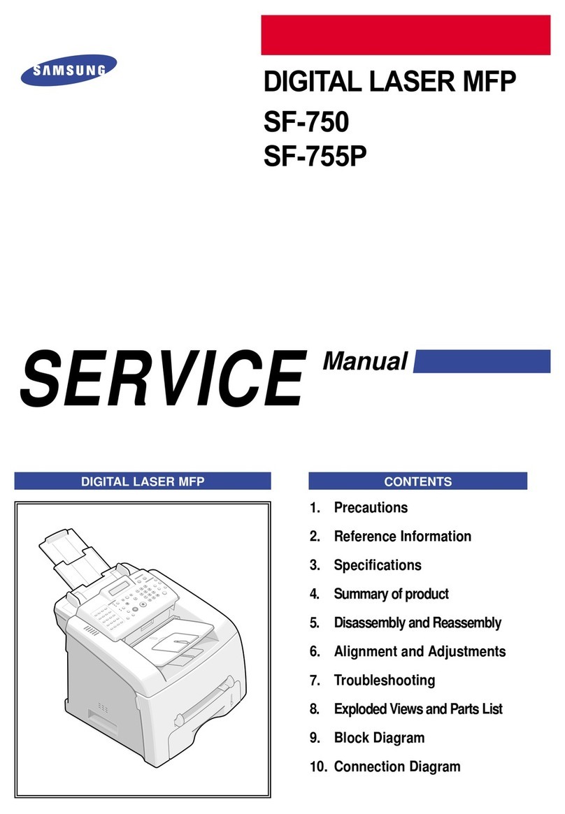 Samsung SF-755P - B/W Laser - All-in-One User manual