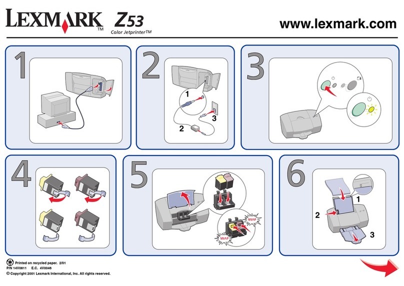 Lexmark Color Jetprinter Z53 Manual