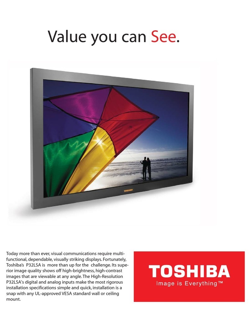 Toshiba P32LSA User manual