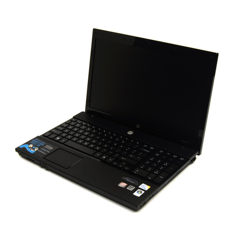 HP 4510s - ProBook - Celeron 1.8 GHz Manual