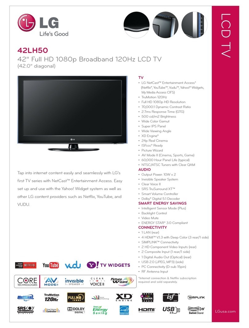 LG 42LH50 Series User manual
