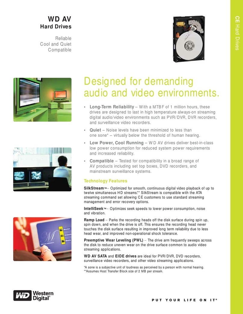 Western Digital WD10EFRX Installation instructions