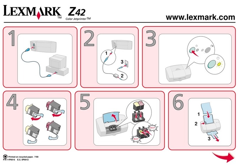 Lexmark Color Jetprinter Z42 Manual
