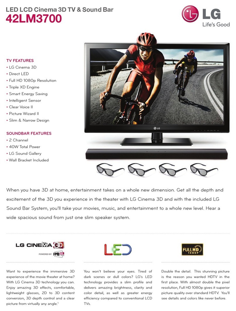 LG 42LM3700 User manual