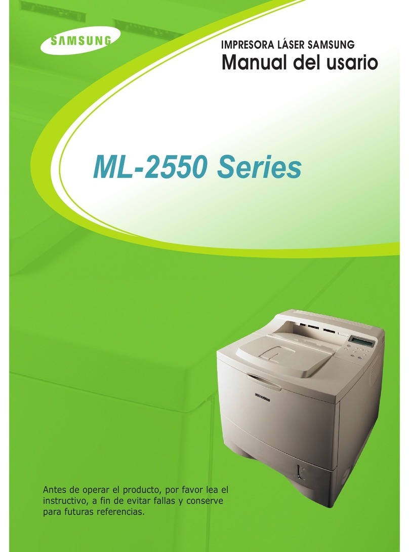 Samsung ML-2550 User guide Samsung ML-2550 User guide