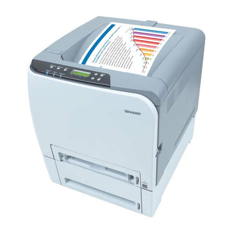 Sharp DX-C200P Operation Installation instructions