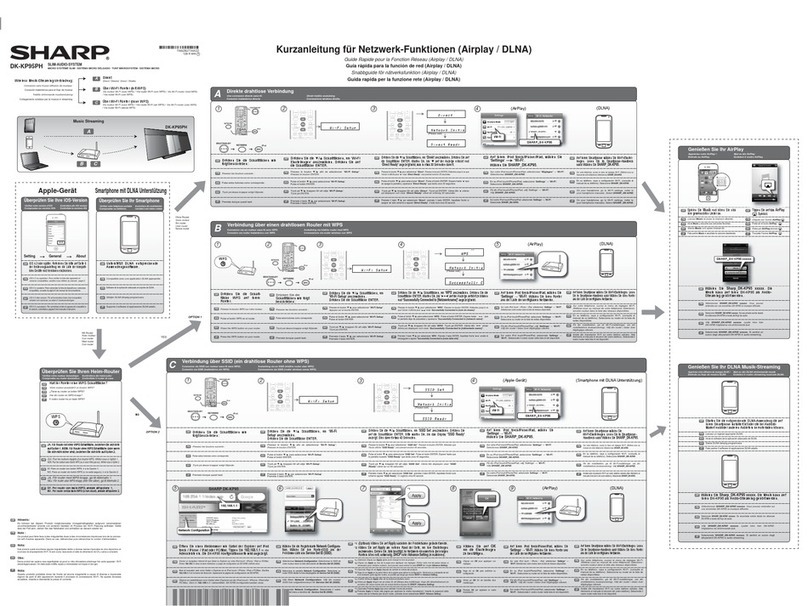 Sharp DK-KP95PH User manual