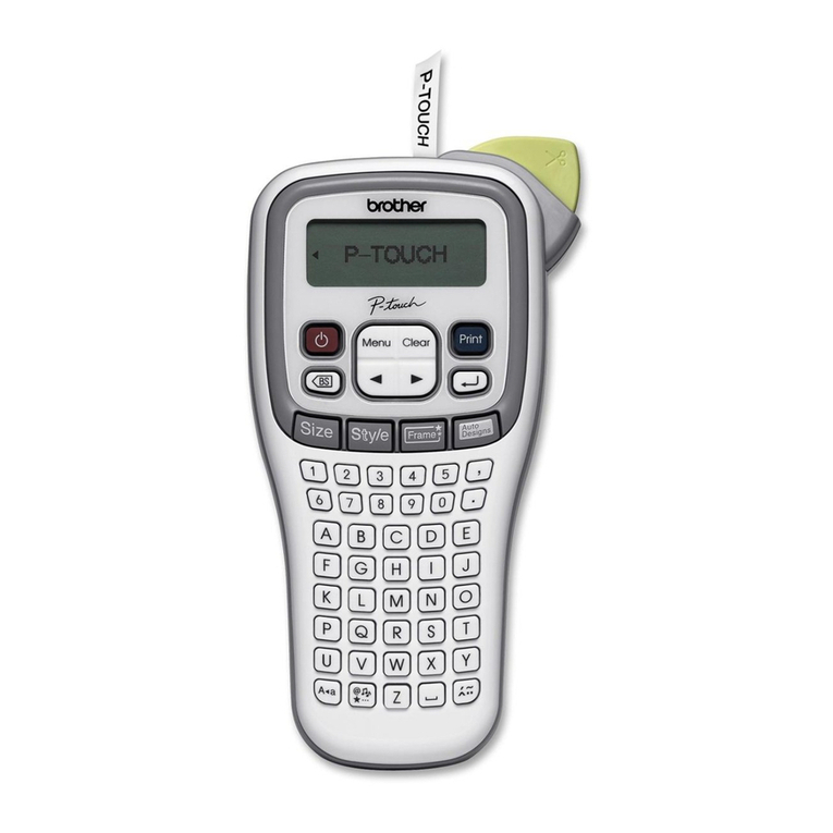 Brother P-Touch PT-H100 user guide