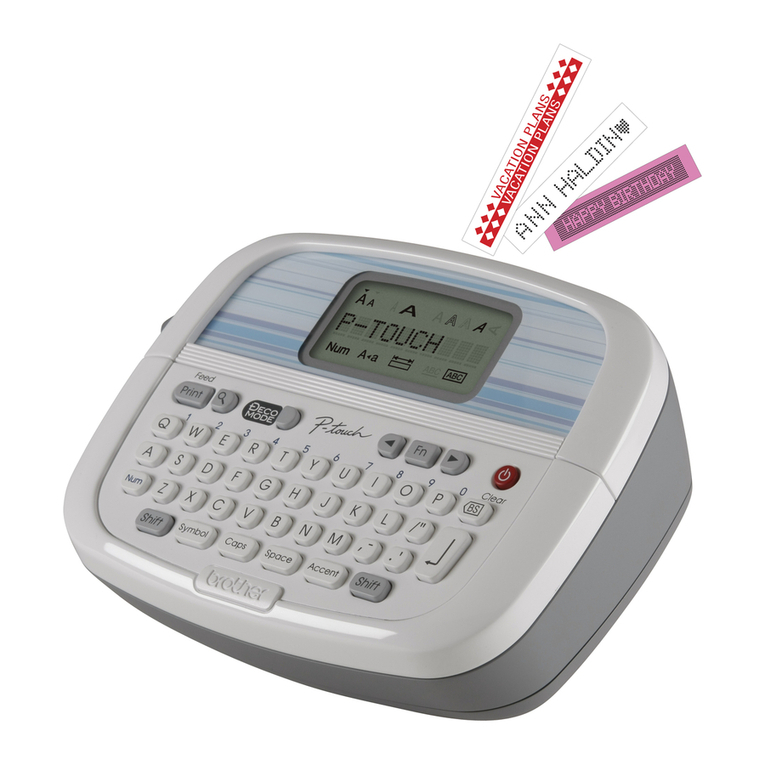 Brother P-Touch PT-90 user guide