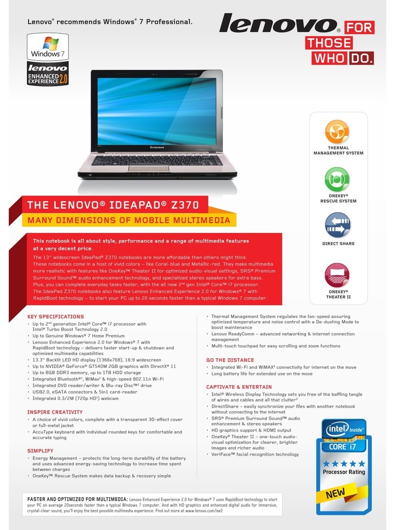 Lenovo 10252DU User manual Lenovo 10252DU User manual