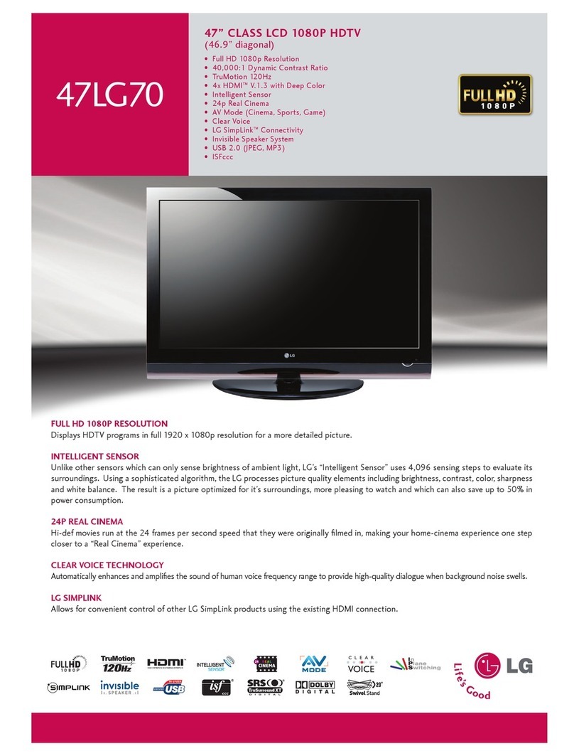 LG 47LG70 Series User manual