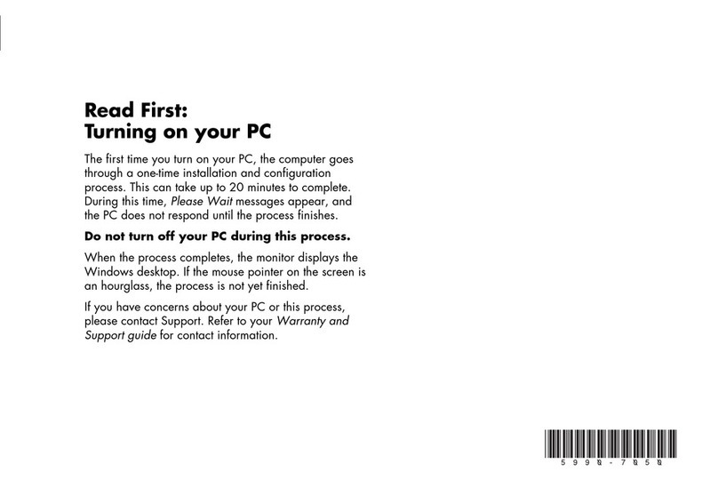HP A320m - Pavilion - 256 MB RAM Support guide