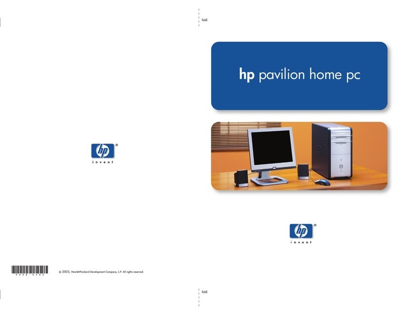 HP A320m - Pavilion - 256 MB RAM Quick setup guide