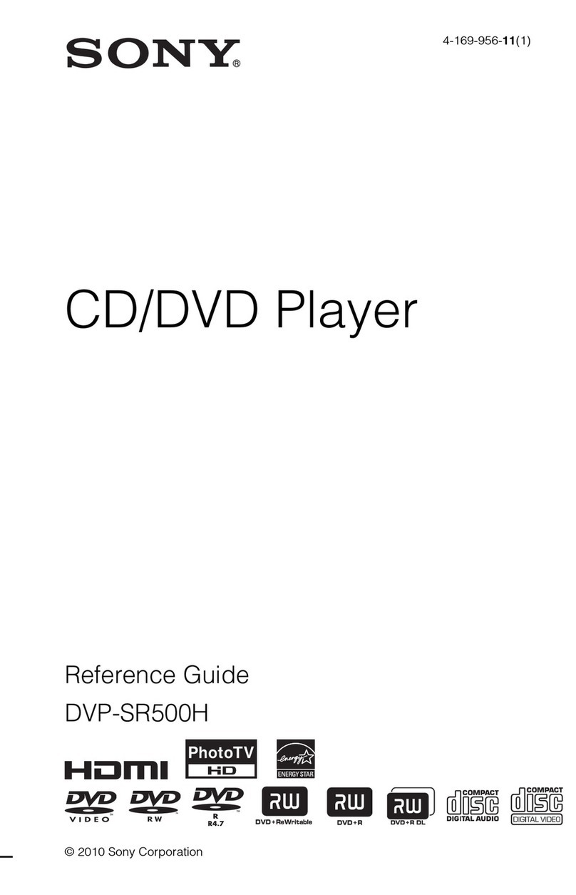 Sony DVP-SR500H User manual