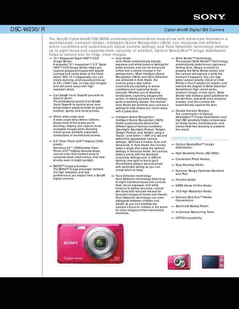 Sony DSC-W230/R User manual
