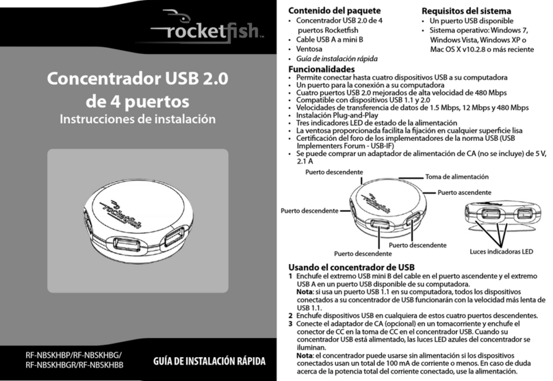 Rocket Fish RF-NBSKHBB Instruction Manual