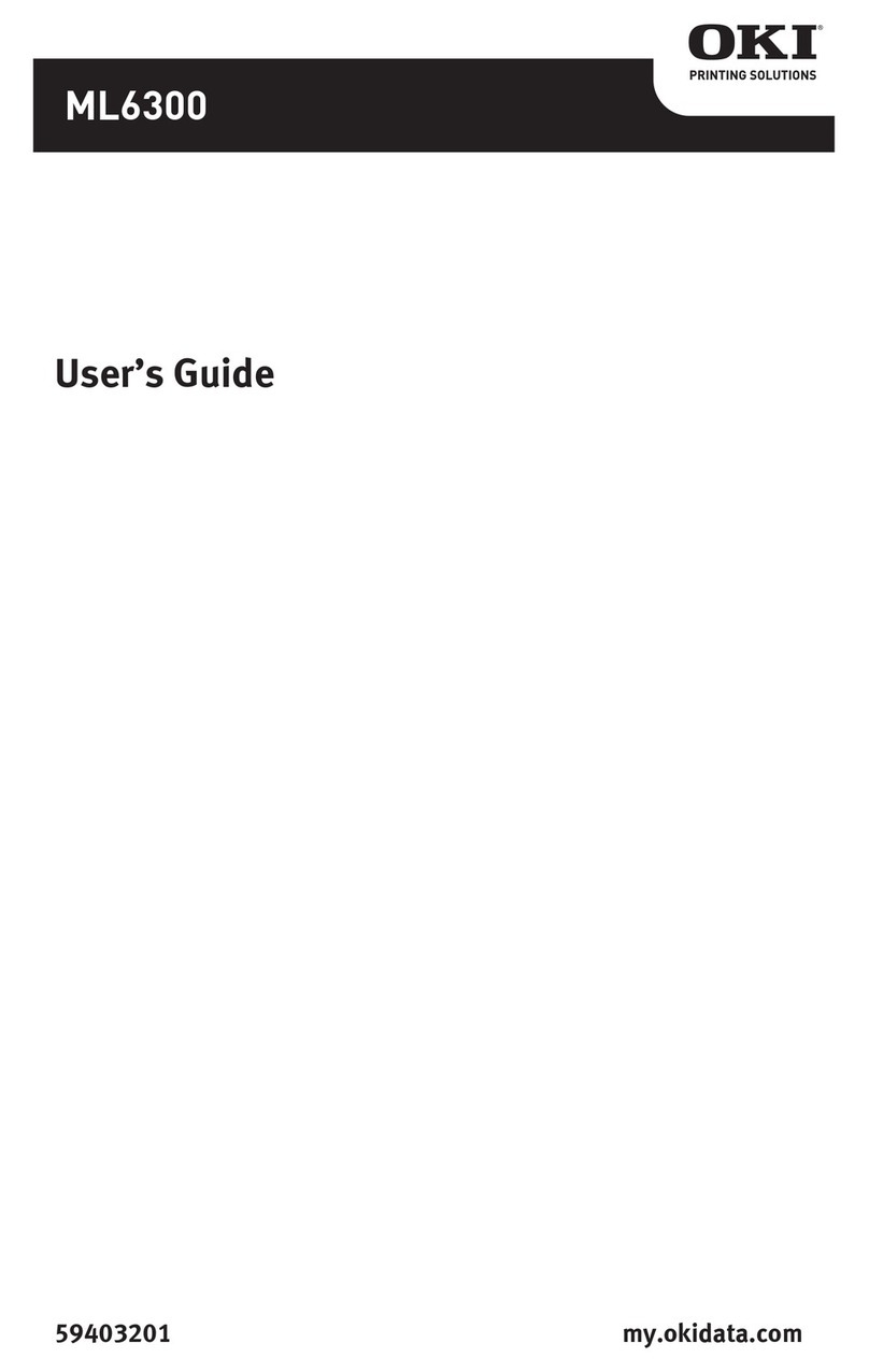 Oki ML6300FB User manual