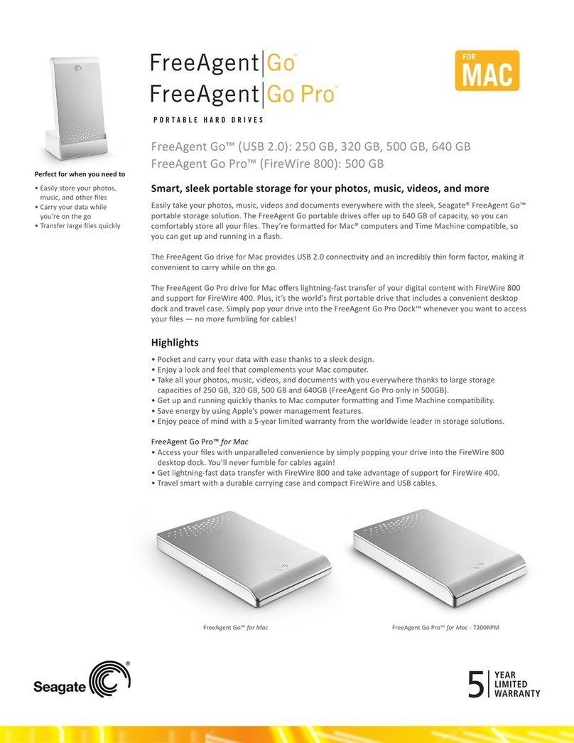 Seagate FreeAgent Go datasheet