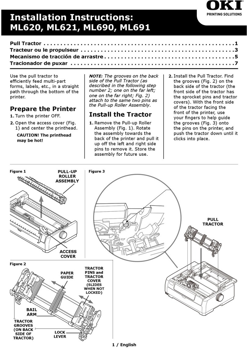 Oki ML620 User manual